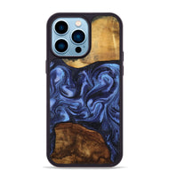 iPhone 14 Pro Max Wood Phone Case - Marvel (Blue, 801993)