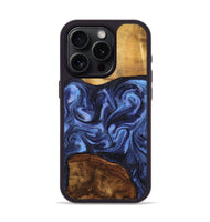 iPhone 15 Pro Wood Phone Case - Marvel (Blue, 801993)