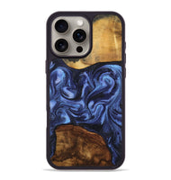 iPhone 16 Pro Max Wood Phone Case - Marvel (Blue, 801993)