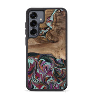 Galaxy S25 Plus Wood Phone Case - Giana (Green, 801994)