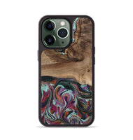 iPhone 13 Pro Wood Phone Case - Giana (Green, 801994)