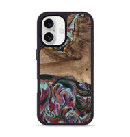 iPhone 17 Wood Phone Case - Giana (Green, 801994)