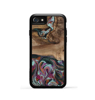 iPhone SE Wood Phone Case - Giana (Green, 801994)