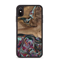 iPhone Xs Max Wood Phone Case - Giana (Green, 801994)