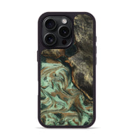 iPhone 16 Pro Wood Phone Case - Polly (Green, 801996)