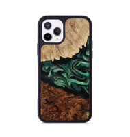 iPhone 11 Pro Wood Phone Case - Twila (Green, 801997)