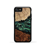 iPhone SE Wood Phone Case - Twila (Green, 801997)