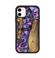 iPhone 11 Wood Phone Case - Keily (Purple, 801998)