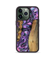 iPhone 13 Pro Wood Phone Case - Keily (Purple, 801998)