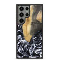 Galaxy S23 Ultra Wood Phone Case - Curley (Black & White, 802000)