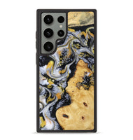 Galaxy S23 Ultra Wood Phone Case - Vincent (Black & White, 802001)