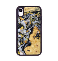 iPhone Xr Wood Phone Case - Vincent (Black & White, 802001)