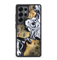 Galaxy S25 Ultra Wood Phone Case - Keara (Black & White, 802002)