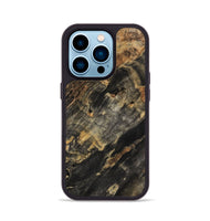 iPhone 14 Pro Wood Phone Case - Gianna (Wood Burl, 802022)