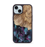 iPhone 15 Wood Phone Case - Velvet (Cosmos, 802054)