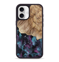 iPhone 16 Plus Wood Phone Case - Velvet (Cosmos, 802054)