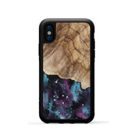 iPhone Xs Wood Phone Case - Velvet (Cosmos, 802054)