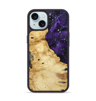 iPhone 15 Wood Phone Case - Ariella (Cosmos, 802057)