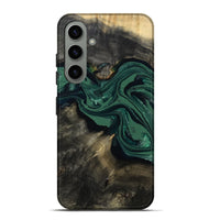 Galaxy S24 Plus Wood Live Edge Phone Case - Carol (Green, 802061)
