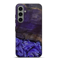 Galaxy S24 Plus Wood Live Edge Phone Case - Abril (Purple, 802062)
