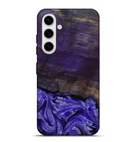 Galaxy S25 Plus Wood Live Edge Phone Case - Abril (Purple, 802062)