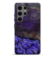 Galaxy S25 Ultra Wood Live Edge Phone Case - Abril (Purple, 802062)