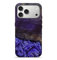 iPhone 17 Pro Max Wood Live Edge Phone Case - Abril (Purple, 802062)