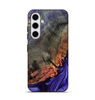 Galaxy S25 Wood Live Edge Phone Case - Israel (Purple, 802064)