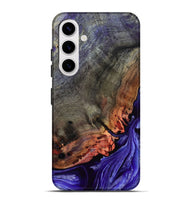 Galaxy S25 Plus Wood Live Edge Phone Case - Israel (Purple, 802064)