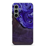 Galaxy S24 Plus Wood Live Edge Phone Case - Nevaeh (Purple, 802065)