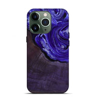 iPhone 13 Pro Wood Live Edge Phone Case - Nevaeh (Purple, 802065)