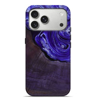 iPhone 17 Pro Max Wood Live Edge Phone Case - Nevaeh (Purple, 802065)
