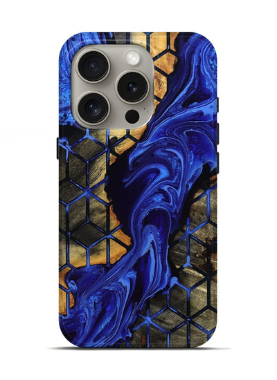 iPhone 16 Pro Wood Live Edge Phone Case - Cletus (Pattern, 802066)