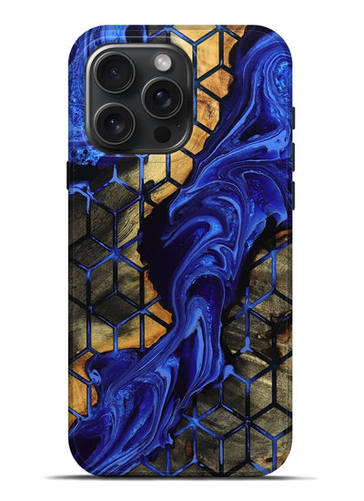 iPhone 16 Pro Max Wood Live Edge Phone Case - Cletus (Pattern, 802066)