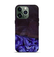 iPhone 13 Pro Wood Live Edge Phone Case - Colten (Purple, 802067)