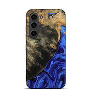 Galaxy S23 Wood Live Edge Phone Case - Melvin (Blue, 802068)