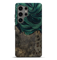 Galaxy S25 Ultra Wood Live Edge Phone Case - Josue (Green, 802069)