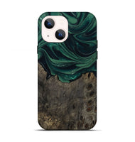 iPhone 13 Wood Live Edge Phone Case - Josue (Green, 802069)