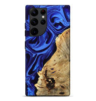 Galaxy S22 Ultra Wood Live Edge Phone Case - Karma (Blue, 802070)