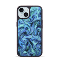 iPhone 15 ResinArt Phone Case - Jakayla (Blue, 802071)