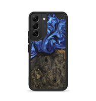 Galaxy S22 Wood Phone Case - Jess (Blue, 802072)