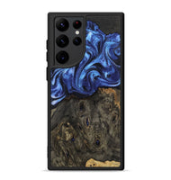 Galaxy S22 Ultra Wood Phone Case - Jess (Blue, 802072)