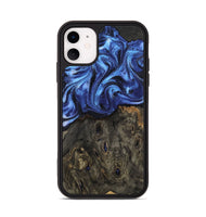 iPhone 11 Wood Phone Case - Jess (Blue, 802072)