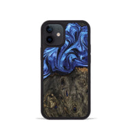 iPhone 12 mini Wood Phone Case - Jess (Blue, 802072)