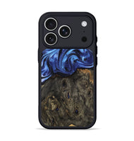 iPhone 17 Pro Wood Phone Case - Jess (Blue, 802072)