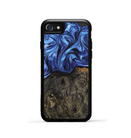 iPhone SE Wood Phone Case - Jess (Blue, 802072)