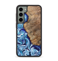 Galaxy S23 Plus Wood Phone Case - James (Blue, 802073)