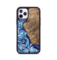 iPhone 11 Pro Wood Phone Case - James (Blue, 802073)