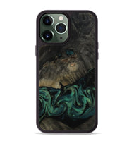 iPhone 13 Pro Max Wood Phone Case - Delaney (Green, 802076)