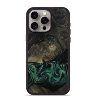 iPhone 15 Pro Max Wood Phone Case - Delaney (Green, 802076)
